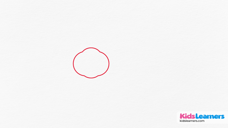 Caterpillar Drawing Step 1